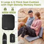 ATEPA Inflatable Stadium Seat Cushion, Self-Inflating Memory Foam Stadium Seats - Image 3