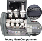 Narwey Hanging Toiletry Bag for Women Travel Makeup Bag Organizer Toiletries - Image 5