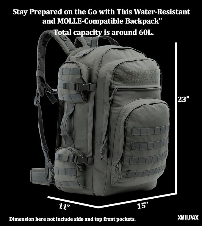Large Tactical Backpack Bag - Image 2