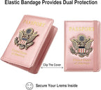 Passport Holder for Travel Passport Cover for Men Passport Wallet Case - Image 4