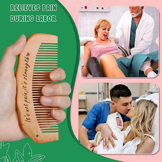 Arrozon 2 Pack Labor Comb Pregnancy Must Haves Labor and Delivery Essentials Birthing Comb Hospital Bag Essentials Pregnant Gifts