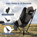 High Back Camping Chair, Outdoor Comfortable Chair - Image 4