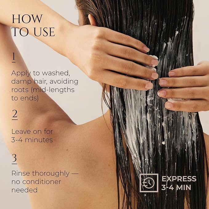 HADAT Softening Microcapsule Express Hair Mask – Professional Smoothing Hair Treatment – Salon Lamination – Deep Repair – Anti-Frizz – Moisturizing – Curly Frizzy Damaged Hair, 9.47 Fl Oz