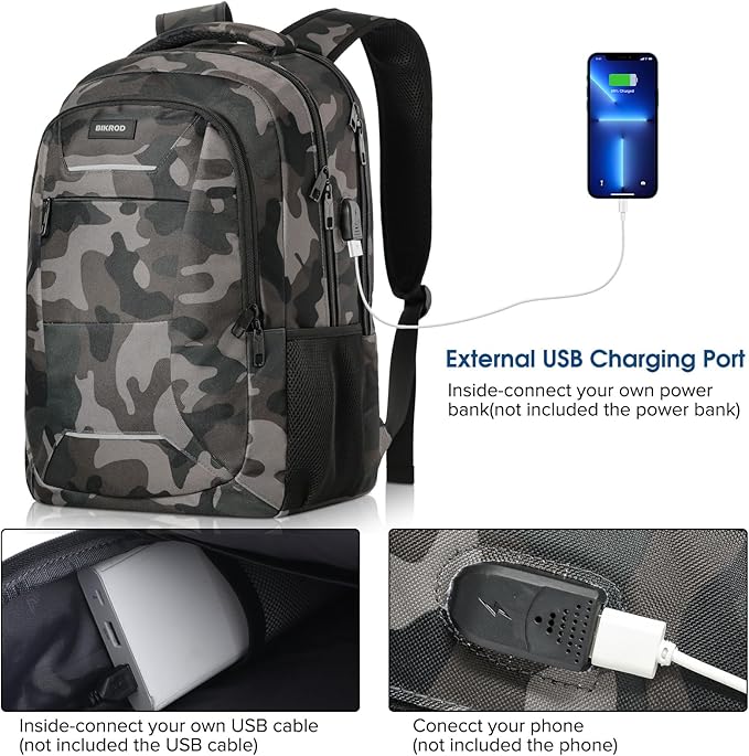 Backpack for Men Women, School Backpacks for Teen Boys, Business Anti Theft - Image 3