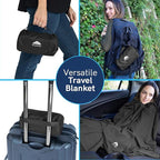 BlueHills Ultra Compact Travel Blanket Pillow in Portable Bag Case - Image 2