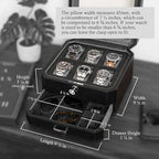ROTHWELL 6 Slot Leather Watch Box - Image 2