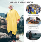 PTEROMY Hooded Rain Poncho for Adult - Image 5