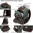 Travel Laptop Backpack 17.3 inch XL Computer Backpack - Image 3