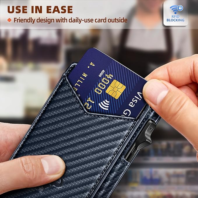 BULLIANT Men Wallet, Money Clip Wallet Slim - Image 5