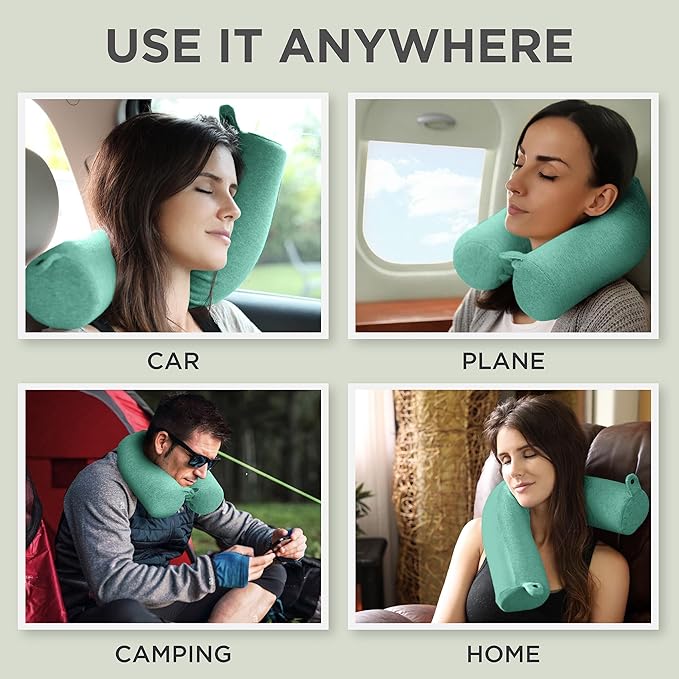 Dot&Dot Twist Memory Foam Travel Pillow - Image 4