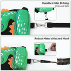 Accmor Toddler Harness Leash + Anti Lost Wrist Link, Cute Dinosaur Kids Leash - Image 4