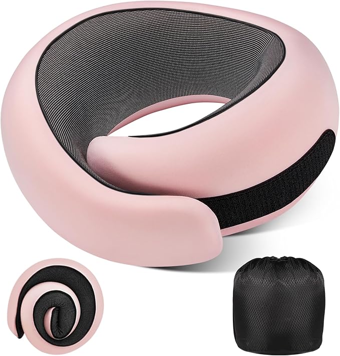 Neck Pillow Airplane, 100% Pure Memory FoamTravel Neck Pillow Travel Neck by 4litamz