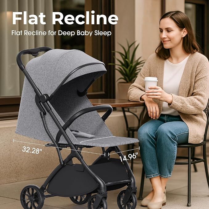Compact Travel Stroller for Toddlers, Lightweight & Airplane Ready Stroller for - Image 4