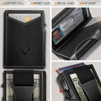 BULLIANT Men Wallet Gift Boxed, Slim Front Pocket Wallet Money Clip Card Holder - Image 4