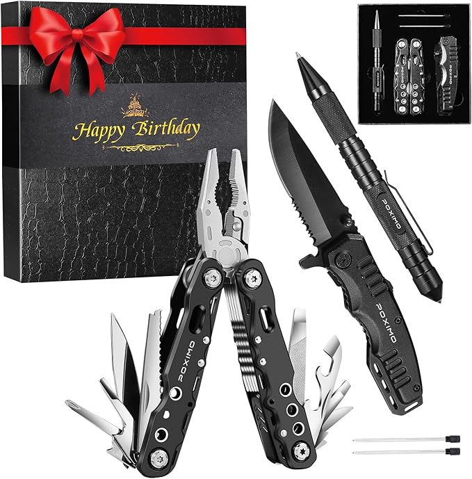 Birthday Gifts, Stocking stuffers Multit-tools Set by POXIMOATools