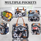 Hibiscus Lunch Box for Women Adult Insulated Lunch Bag Ladies Lunch Tote Bag - Image 2