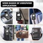 Personalized Luggage Tags, Custom Luggage Tags 4 Pack TSA Approved Double Sided - Image 7