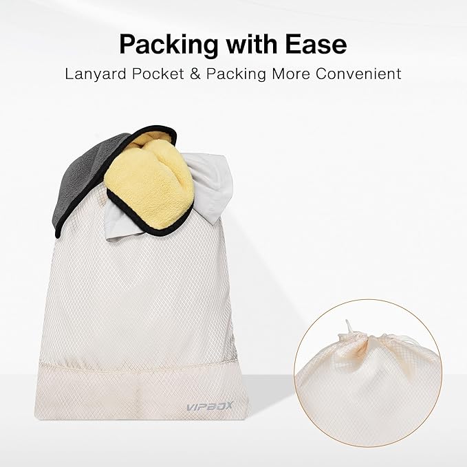 5 Set Packing Cubes Travel for Luggage Durable Suitcases Organizer Bags - Image 5