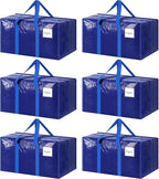 6 Pack Extra Heavy Duty Large Moving Bags by Fygrip