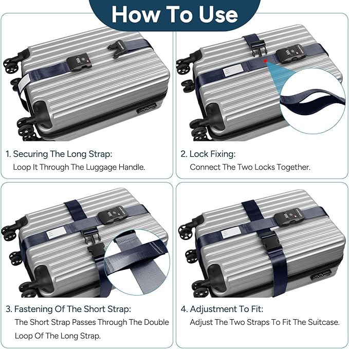 Travel Inspira Luggage Straps - Image 6