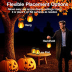 Solar Lantern Outdoor Lights, Flickering LED - Image 2