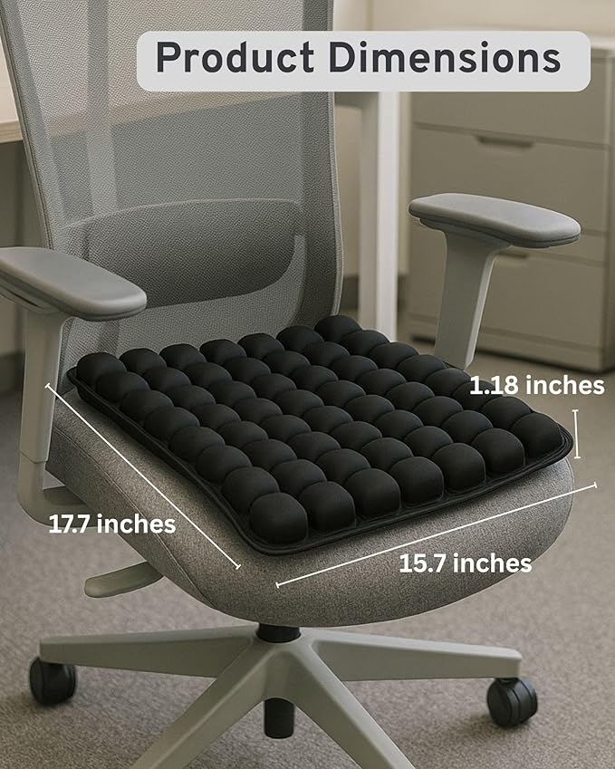 56 Air Cells Travel Cushion, 3D Inflatable Seat - Image 3