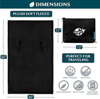 PAVILIA Travel Blanket and Pillow, Arms Opening Airplane Blankets - Image 7