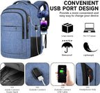 Lapsouno Extra Large Travel Backpack, TSA Laptop Backpack, 17 inch Bag - Image 2