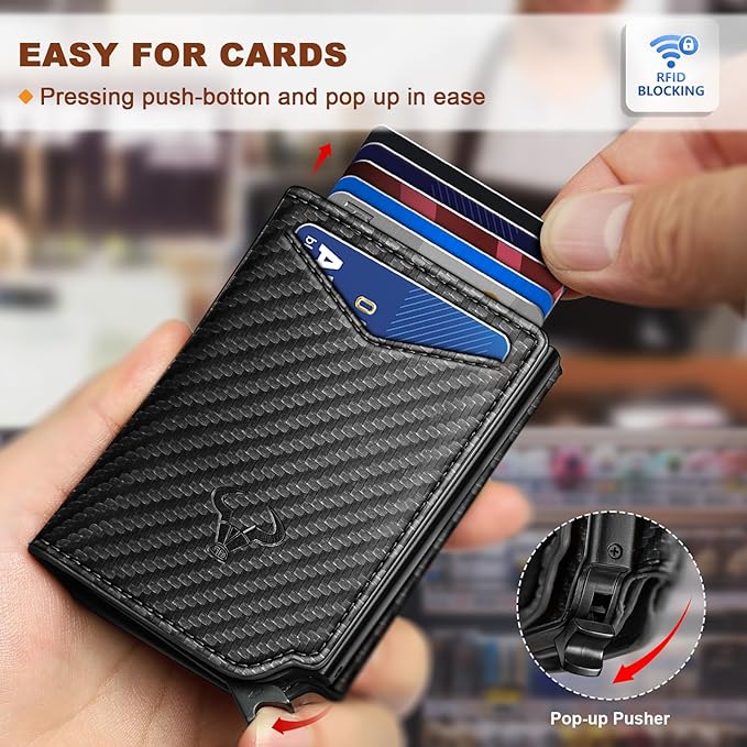 BULLIANT Men Wallet Leather Wallet Card Holders Money Clip - Image 4