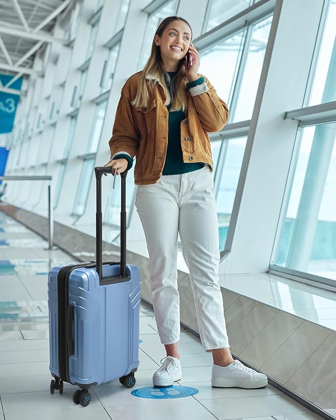 BAGSMART Expandable Carry On Luggage 22x14x9 Airline Approved, 1OO% PC - Image 9