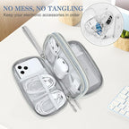 FYY Electronic Organizer, Travel Cable Organizer Bag Pouch Electronic - Image 5