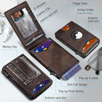 Airtag Wallet for Men, with Money Clip Gift Boxed, Slim Front Pocket Wallet - Image 2