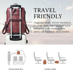 Shrrie Vegan Leather Laptop Backpack - Image 5