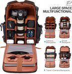 Padwa Lifestyle Black Camera Backpack - Image 3