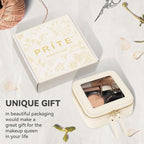 Prite Small Makeup Bag for Women Portable Clear Makeup Bag Cute Mini Waterproof - Image 7