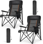 HIGH POINT SPORTS Oversized Folding Camping Chairs by HIGHPOINTSPORTS