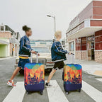 Explore Land Travel Luggage Cover Suitcase Protector Fits 23-26 Inch Case - Image 7