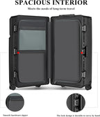 feilario 30in Super Large Captain Aluminum Frame Hardside Spinner Wheels Luggage - Image 5