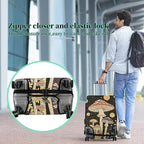 Luggage Cover + Tag, Mushrooms Travel Suitcase Protector - Image 5