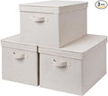 StorageWorks Storage Bins with Lids, Decorative Storage Boxes with Lid and by StorageWorks