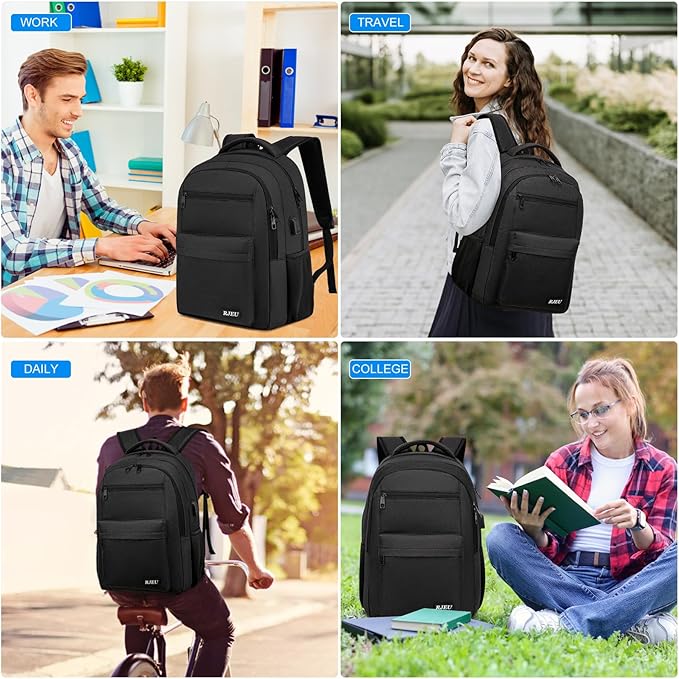 School Backpack for Teen Boys 15.6 Inch, USB Charging Port & Anti-Theft Water - Image 7