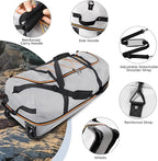 110L Expandable to 140L 32” Foldable Oxford Soft-Sided Rolling Duffle Bag - Image 7