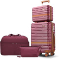 Luggage Sets 4 Piece with TSA Lock Hardside PC+ABS Carry On expandable Suitcase by Unknown