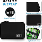 Electronics Organizer, Travel Cord Organizer Pouch, Portable Cable Organizer - Image 2