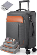 UKEIN Expandable Carry On Luggage 22x14x9 Airline Approved, 20Inch Softside by UKEIN