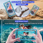 Waterproof Phone Pouch 7.5'', IPX8 Waterproof Floating Phone Case/Bag - Image 3