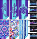 6 Pack Microfiber Oversized Lightweight Beach Towel 71"x32" Extra Thin Large by Qinqinamu