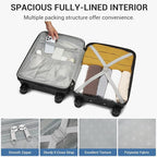 Kono 20 Inch Expandable Carry On Luggage - Image 7