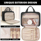 BAGAIL Hanging Toiletry Bag for Women Water-resistant Cosmetic Bag Large - Image 3