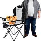 Camping Chairs for Heavy People, Folding Chairs for Outside Outdoor Folding - Image 4